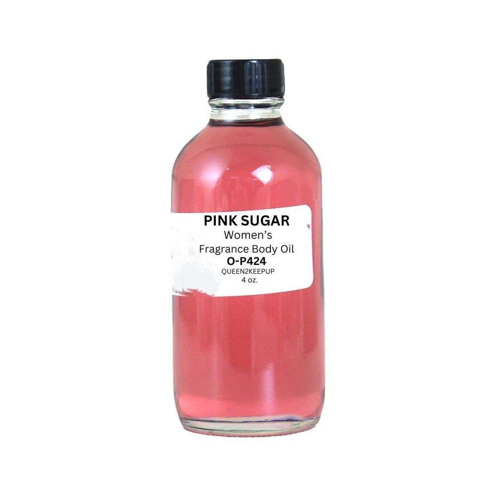 Pink Sugar Women's Body Oil Sweet Fruity and Vanilla Gourmand Fragrance 4 oz